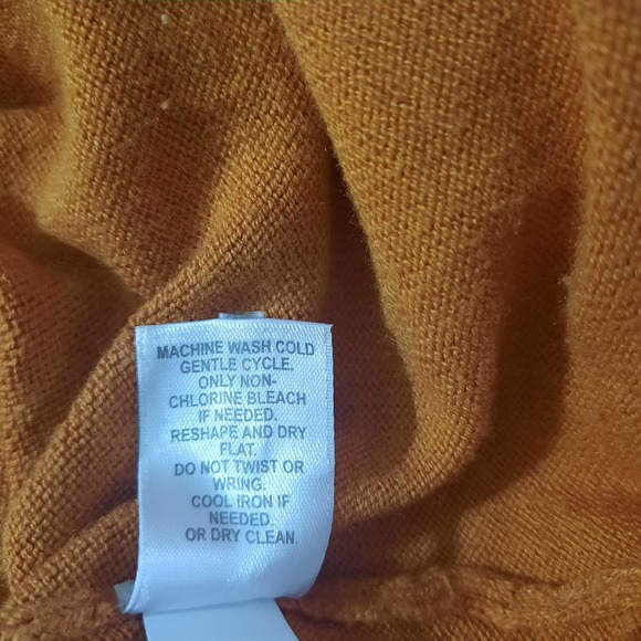 J. Jill Womens Pumpkin Spice Cowl Neck Long Sleeve Viscose Sweater Size Small - Picture 5 of 6